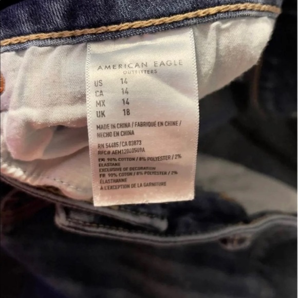 🔥Sold🔥 American Eagle Jean Shorts size 14 - Picture 6 of 6